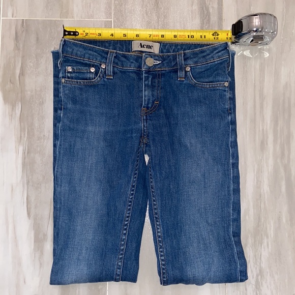 Acne Studios Kex Marine Skinny Raw Hem Stretch Jean, 25x30, EUC, $310 MSRP - Picture 5 of 12